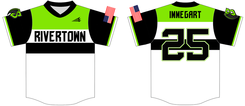 Rivertown Bats Custom HexaFlex Baseball Jersey Design #1