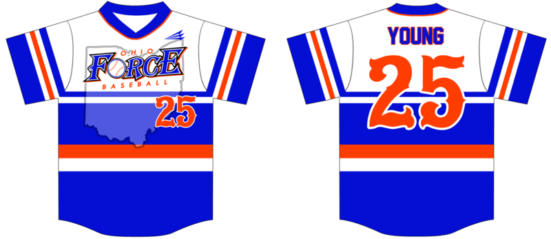 Ohio Force Custom Pro Premier Baseball Jersey #1