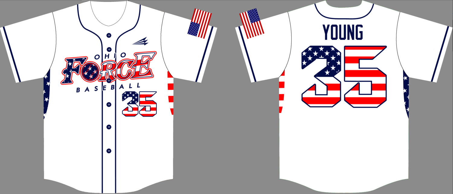 Ohio Force Custom Pro Premier Baseball Jersey #2B