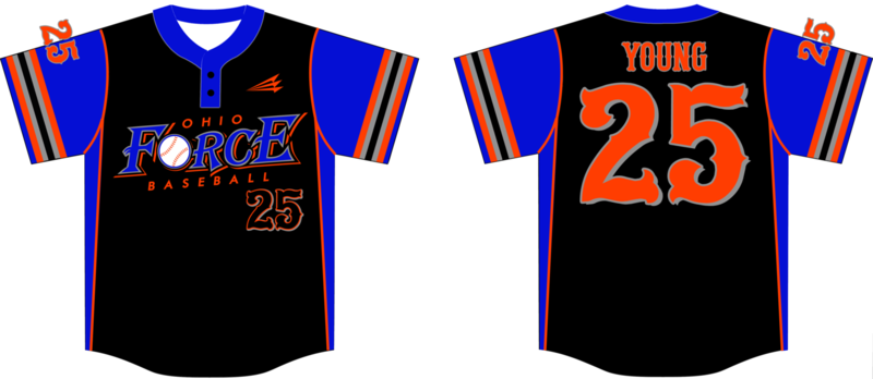 Ohio Force Custom Pro Premier Baseball Jersey #3B