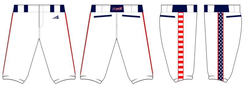 Ohio Force Baseball Custom Stacheman Elite Knicker Pants #BP3A