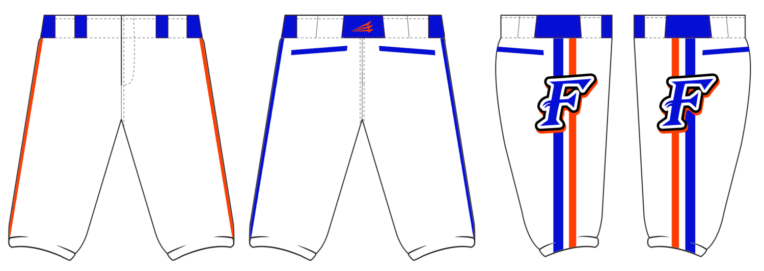 Ohio Force Baseball Custom Stacheman Elite Knicker Pants #BP1A