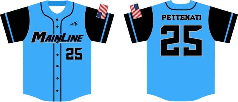 MainLine Custom Nanodri Baseball Jersey #2B
