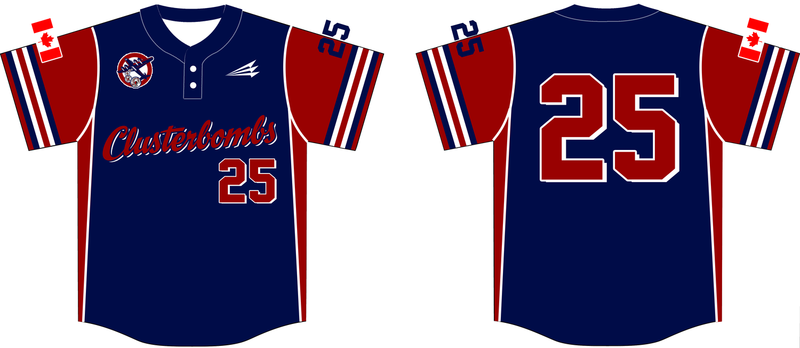 Clusterbombs Custom HexaFlex Baseball Jersey #3D