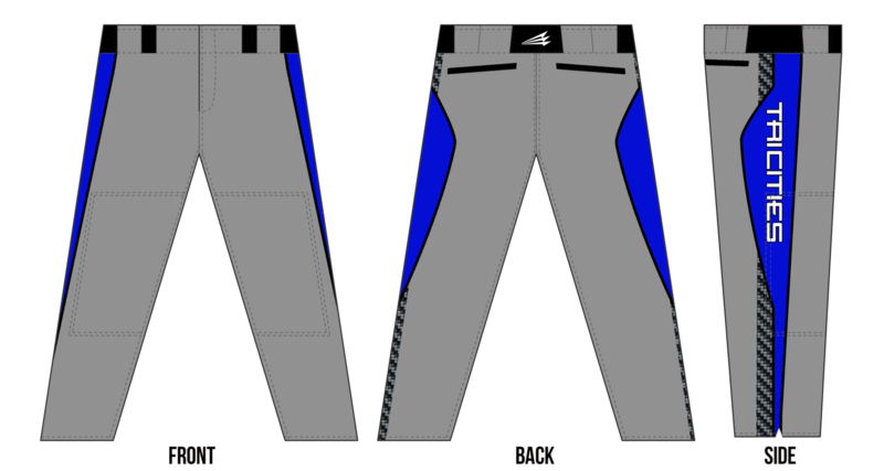 Tri-Cities Titans Custom Stacheman Elite Long Baseball Pants  #BP2