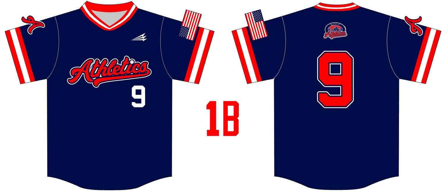 Midwest Athletics Custom HexaFlex Baseball Jersey Design #1B
