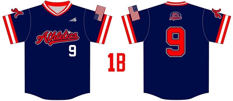 Midwest Athletics Custom HexaFlex Baseball Jersey Design #1B