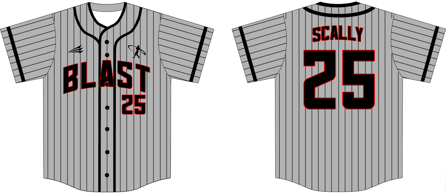 Bedford Blast Custom NanoDri Baseball Jersey #2