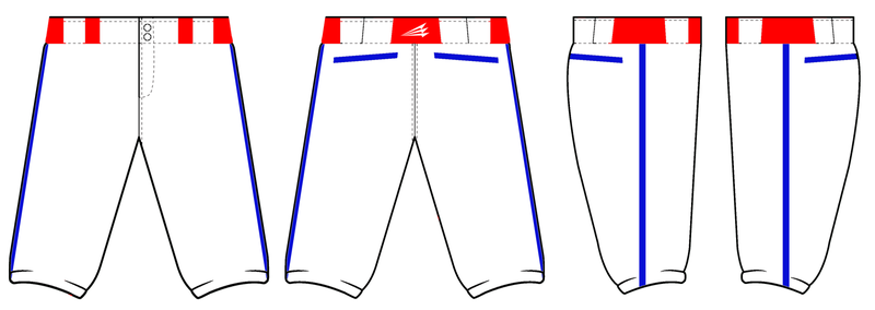 Bomb Squad Baseball Stacheman Elite Knicker Pants #BP1