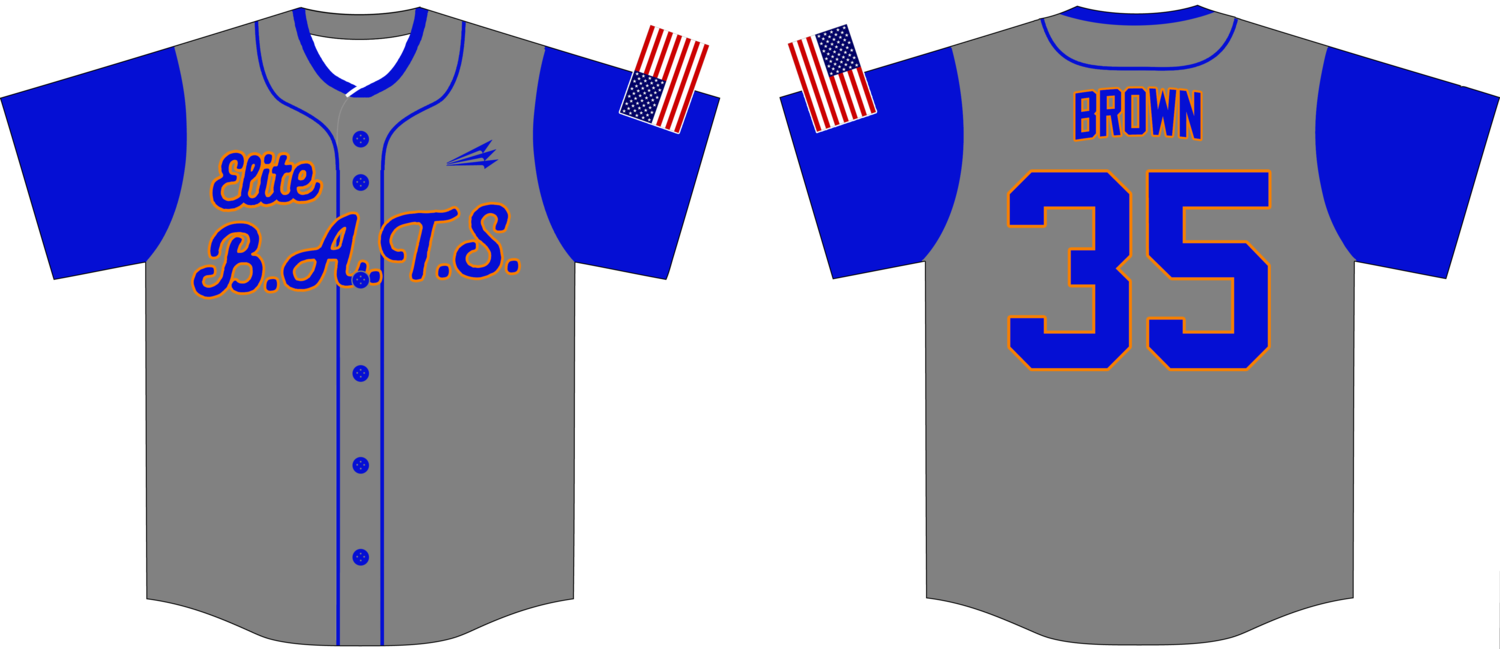 Iowa Elite BATS Custom HexaFlex Baseball Jersey #2C