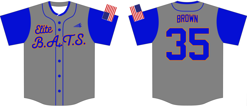 Iowa Elite BATS Custom HexaFlex Baseball Jersey #2C