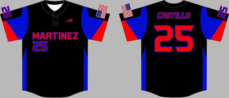 Martinez Barbershop Custom NanoDri Baseball Jersey #1