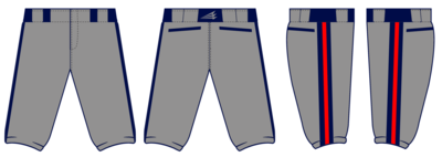 Montgomery Expos Custom Stacheman Elite Knicker Pant #BP1K