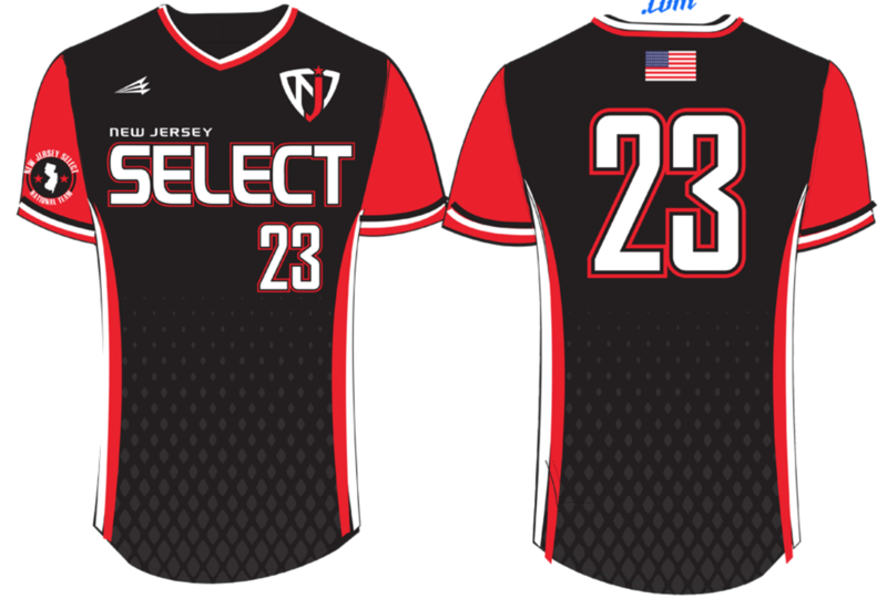 New Jersey Select Custom HexaFlex Baseball Jersey #1