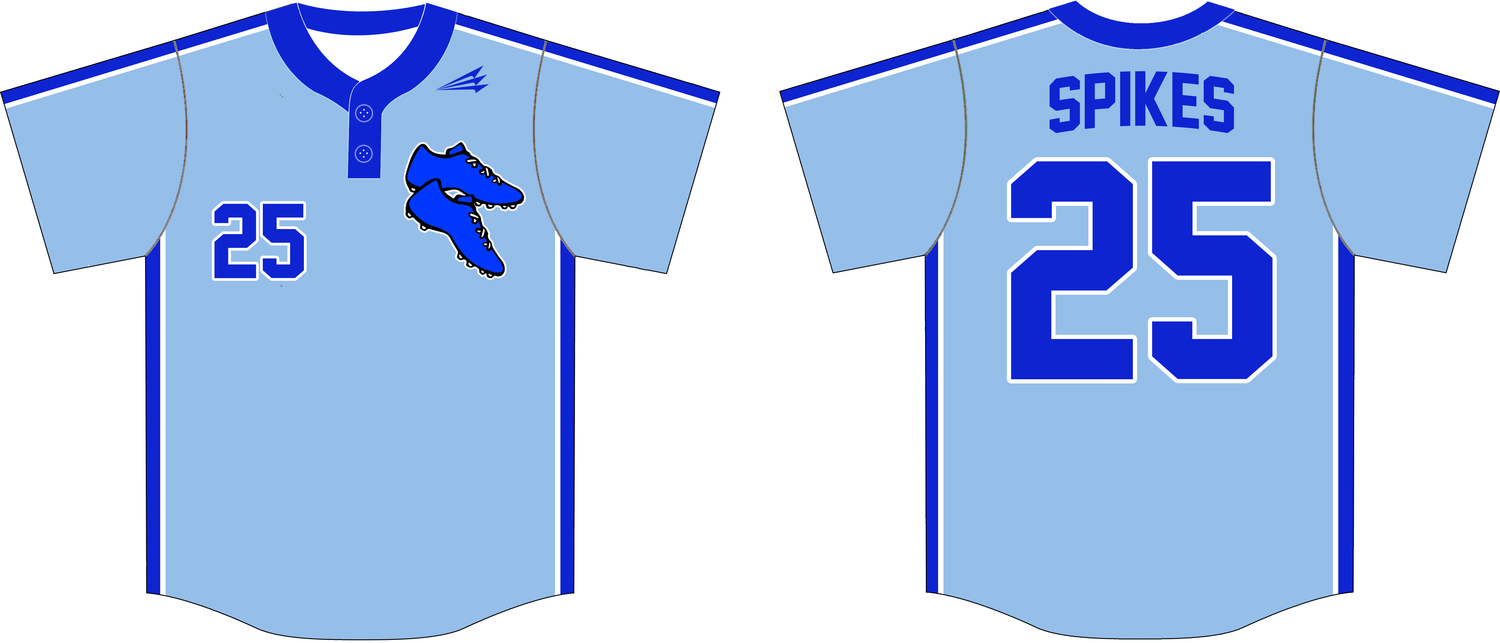 Salina Spikes Custom HexaFlex Baseball Jersey #9b
