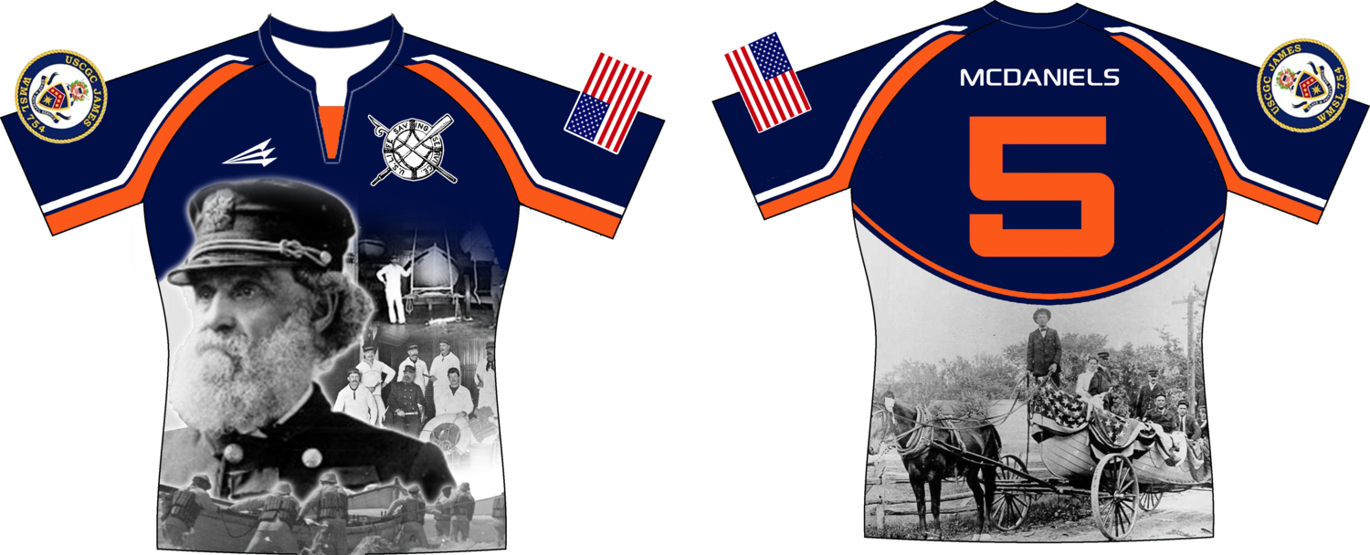 US Coast Guard Custom Rugby Jersey #3