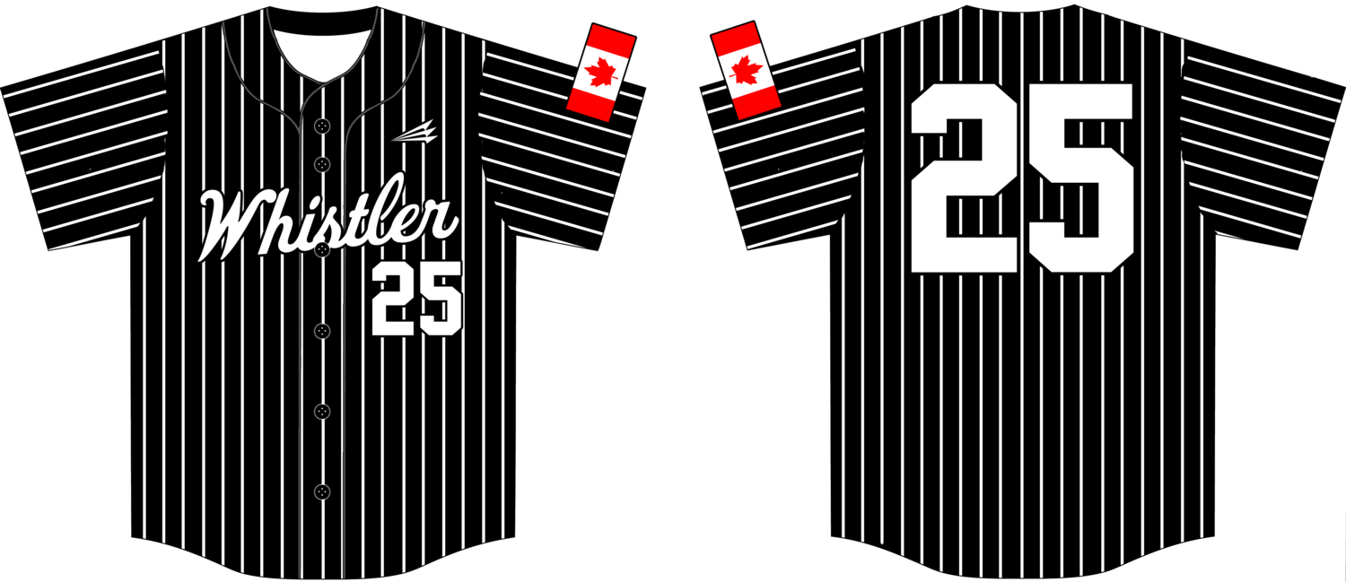 Whistler Custom Baseball Jersey #1