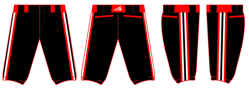 SJ Wolves Custom Stacheman Elite Knicker Pants #BP2