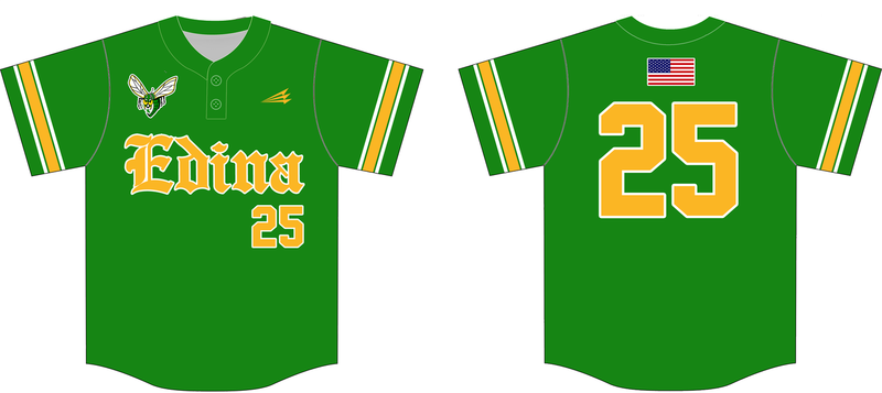 Edina Hornets Custom HexaFlex Baseball Jersey #4d