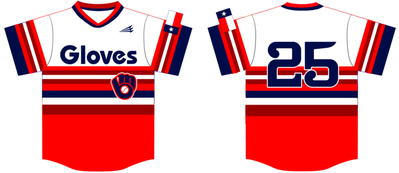 Austin Gloves Custom HexaFlex Baseball Jersey #1B