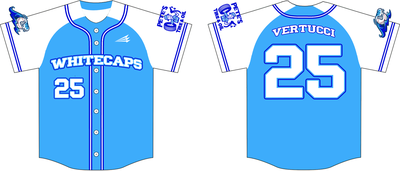 DC Whitecaps Custom HexaFlex Baseball Jersey #5