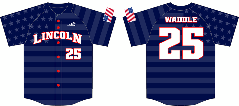 Lincoln Nation Custom NanoDri Baseball Jersey #2
