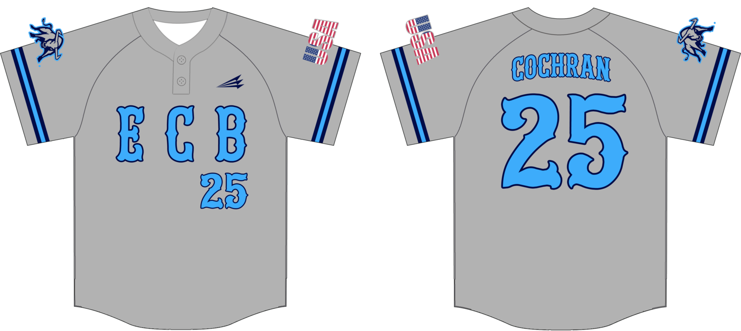 East Coast Bulls Custom NanoDri Baseball Jersey Design #2B