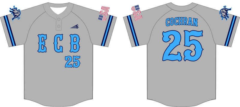 East Coast Bulls Custom NanoDri Baseball Jersey Design #2B