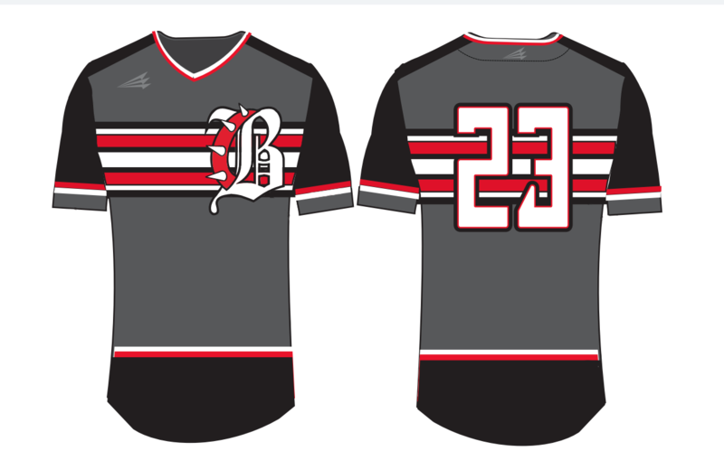 Bulldog Baseball (Baccari) Custom NanoDri Baseball Jersey #1b