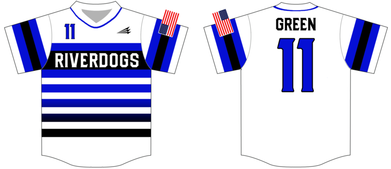 Arkansas Riverdogs Custom HexaFlex Baseball Jersey #2C