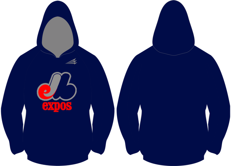 Montgomery Expos Custom Vulcan Hoodie #VH3