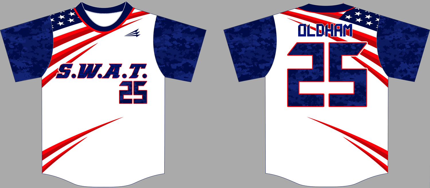 SWAT Custom HexaFlex Baseball Jersey #3B