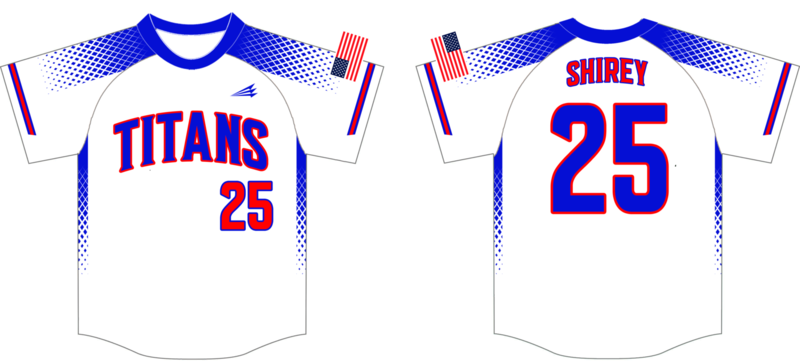 Titans (Shirey) Custom Hexaflex Baseball Jersey #5B