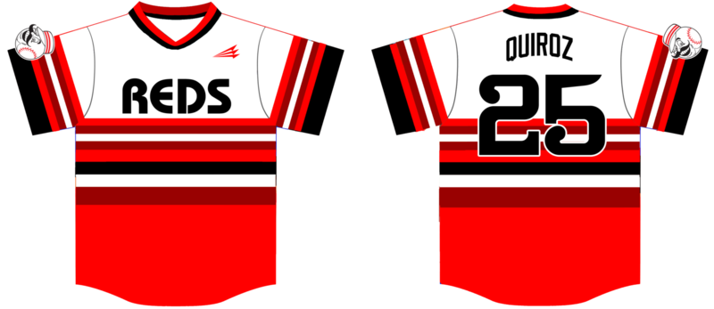 Reds (Quiroz) Custom HexaFlex Baseball Jersey #2
