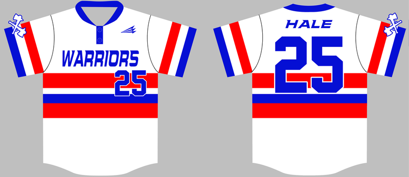 Lenz Field Warriors Custom HexaFlex Baseball Jersey #5