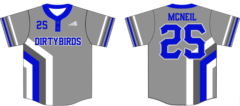 OKC Dirty Birds Custom HexaFlex Baseball Jersey #1