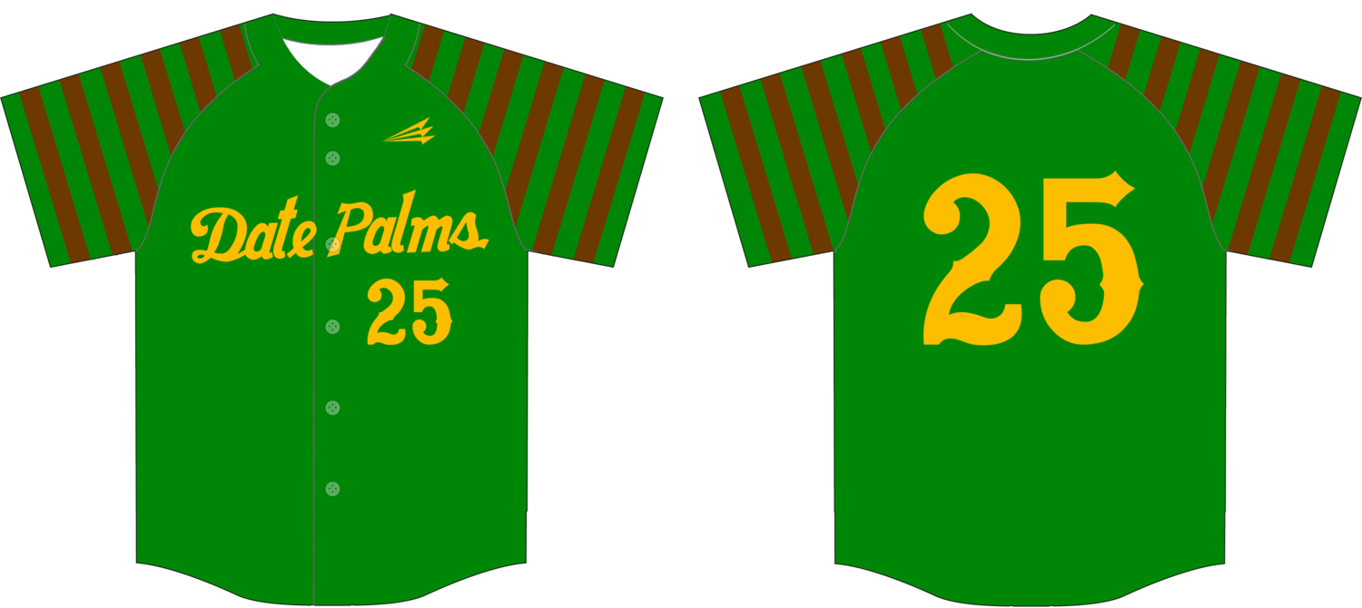 Date Palm Custom NanoDri Baseball Jersey #2B