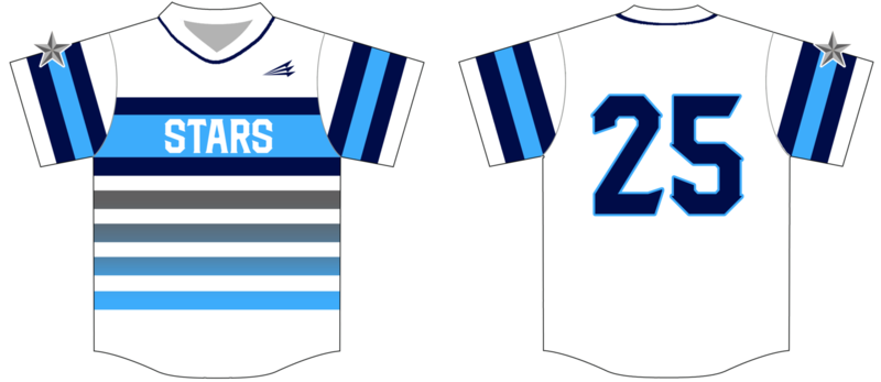 UPPER CUMBERLAND STARS Custom HexaFlex Baseball Jersey #1B