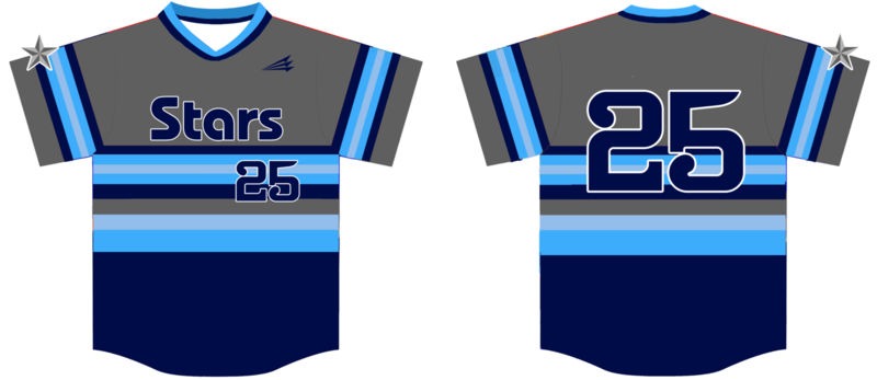 UPPER CUMBERLAND STARS Custom HexaFlex Baseball Jersey #3B