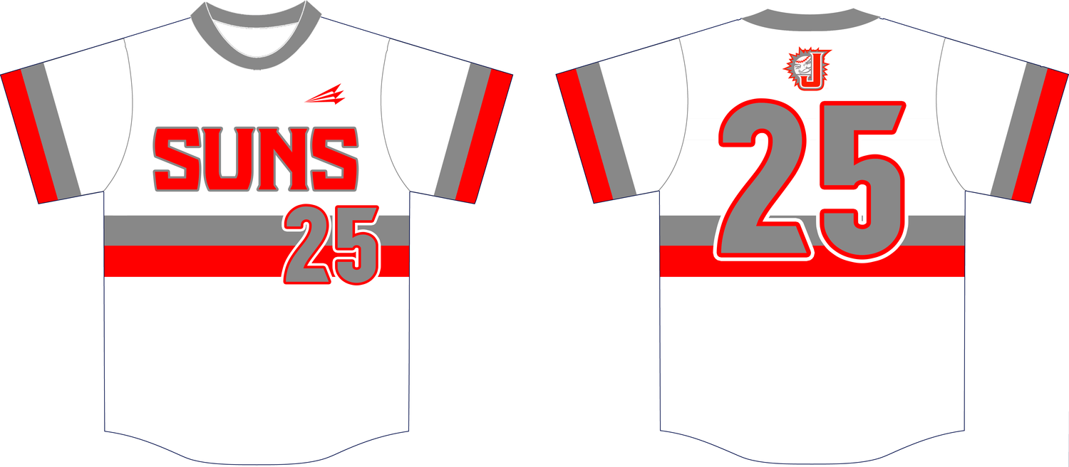 Suns Custom NanoDri Baseball Jersey #1