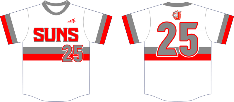 Suns Custom NanoDri Baseball Jersey #1