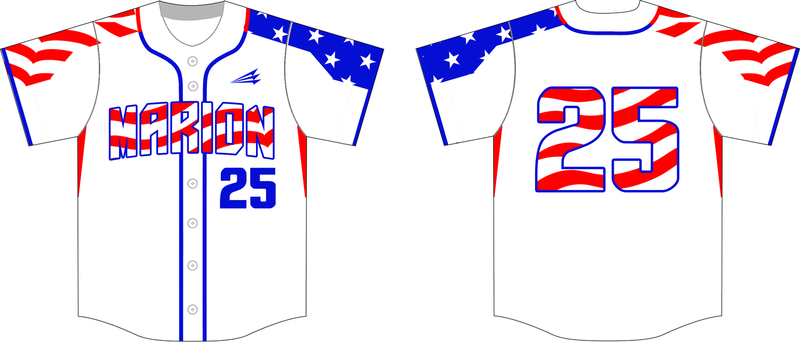Marion HexaFlex Custom Baseball Jersey #2B