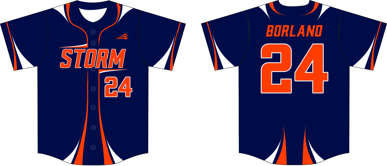 Montgomery Storm (Borland) Custom Nanodri Softball Jersey #1