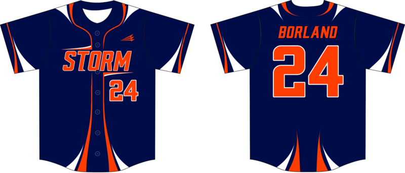 Montgomery Storm (Borland) Custom Nanodri Softball Jersey #1