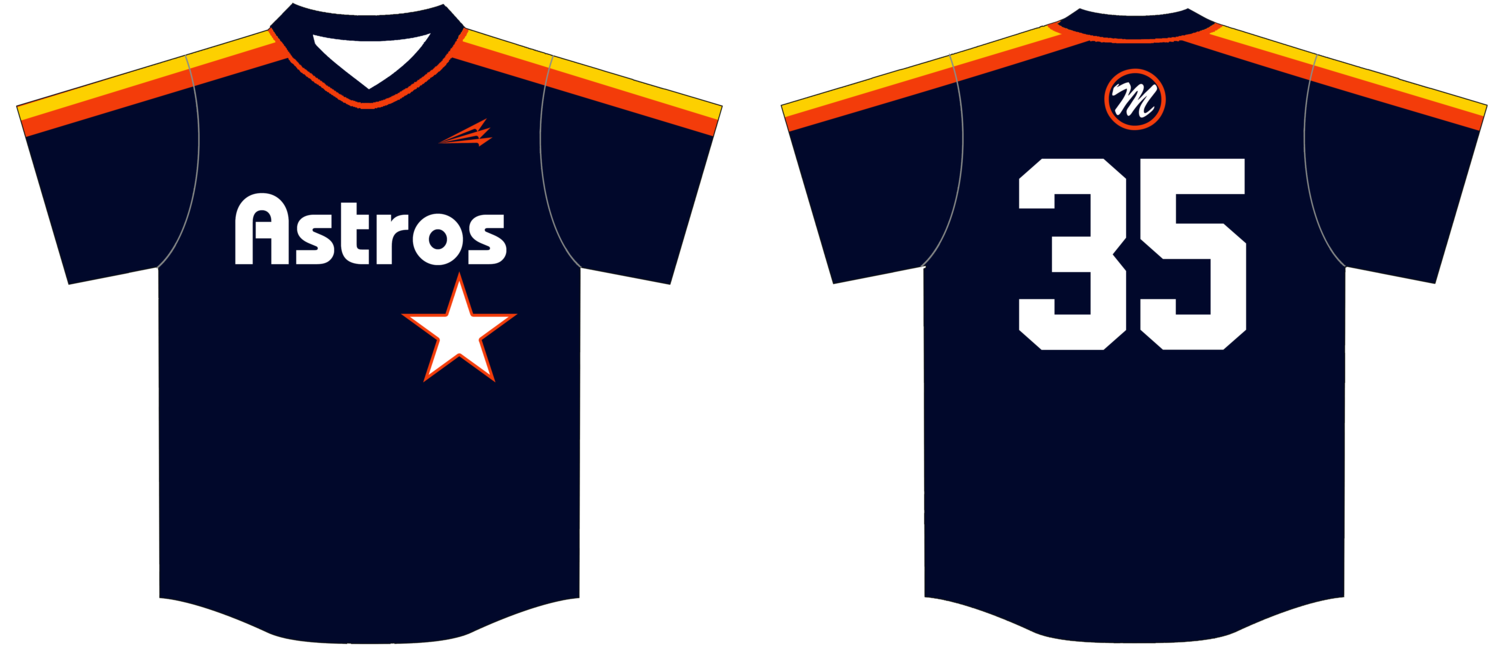 MMBL Astros Custom HexaFlex Baseball Jersey #3