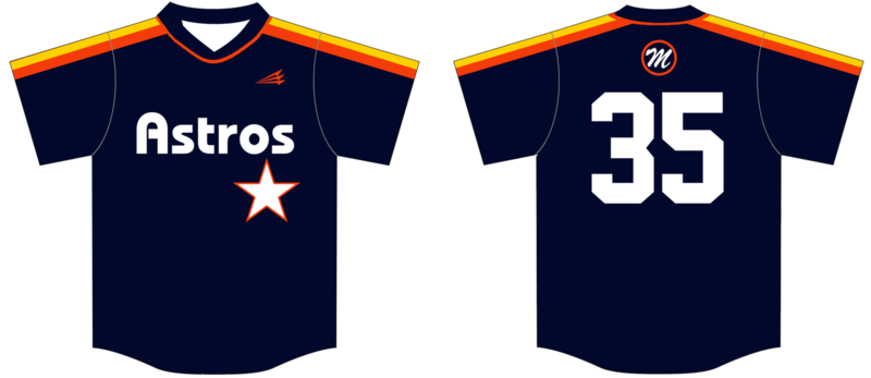 MMBL Astros Custom HexaFlex Baseball Jersey #3