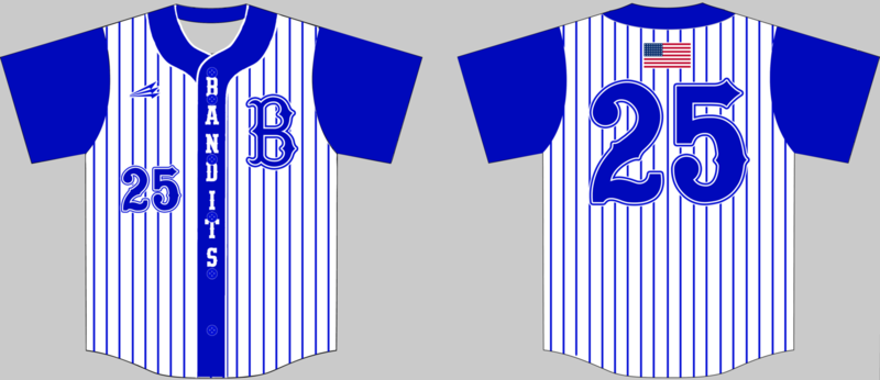 Bandits (Alfano) Custom HexaFlex Baseball Jersey #1
