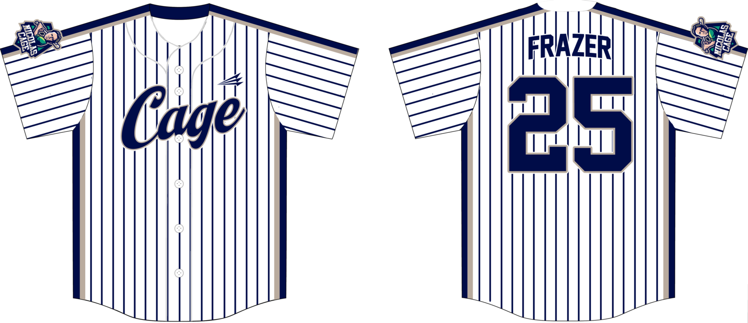 Nicolas Cage Custom NanoDri Baseball Jersey #1