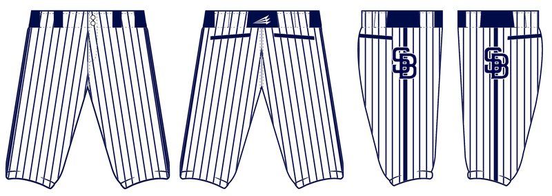 Southeastern Baseball Custom Stacheman Elite Knicker Pants #BP1