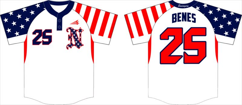 Nebraska Swingers Custom HexaFlex Fastpitch Jersey #4C